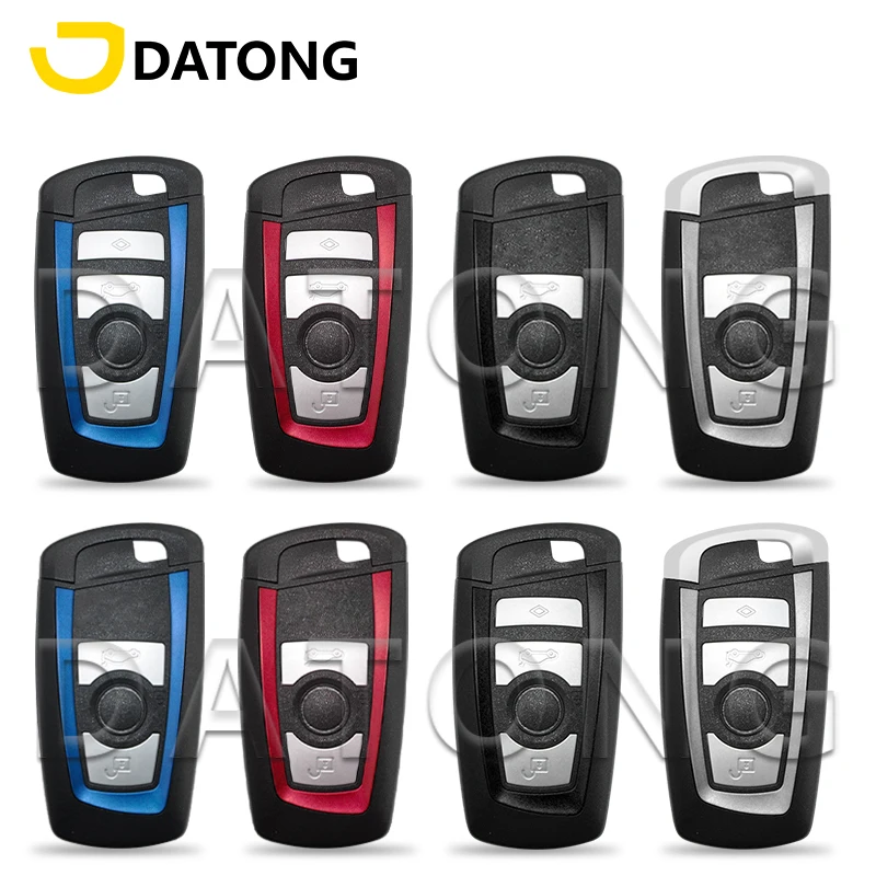 Datong World Car Remote Key Case Shell For BMW 3 5 7 Series X5 E90 E92 E93 F10 F20 F30 F40 Replacement Keyless Entry Card Parts