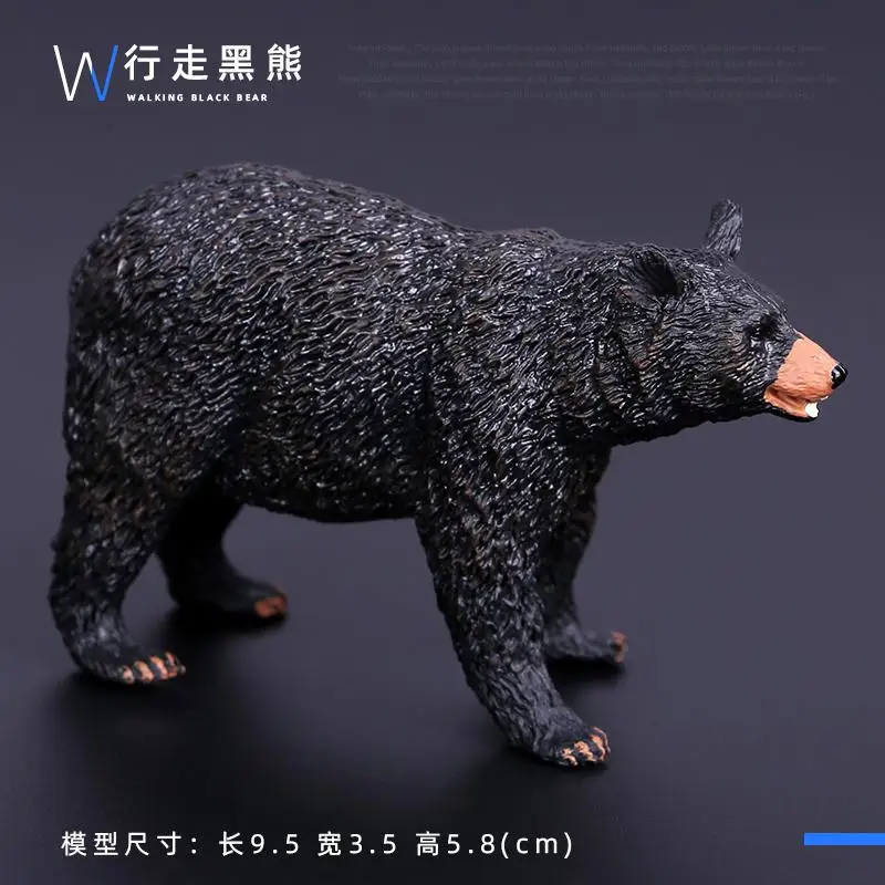 Simulatie Wilde Beeldjes Zwarte Beer Wombat Wasbeer Model Actiefiguren Bosdieren Speelgoed Woondecoratie Kinderen Onderwijs