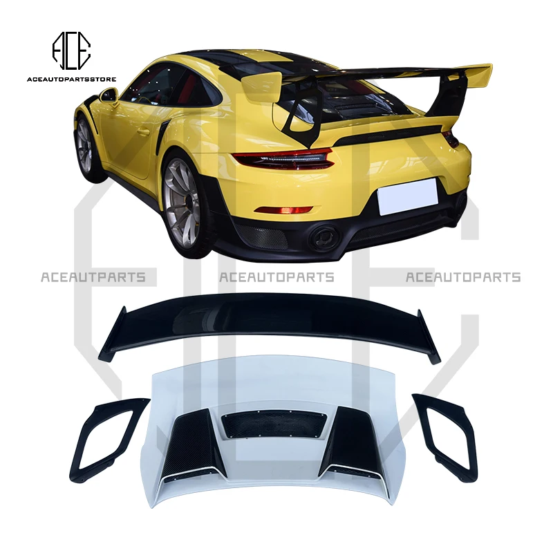 

2012-2018 911 GT2 RS carbon fiber rear wing for PORSCHE 911 carbon fiber engine hood for 991 carbon fiber deck lid wing