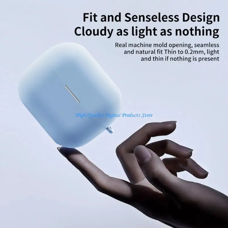 

U2JE Soft Silicone Protective Case Cover for Buds 3 Protective Skin Sleeve Protective Case Wireless Earphone Headsets Cover