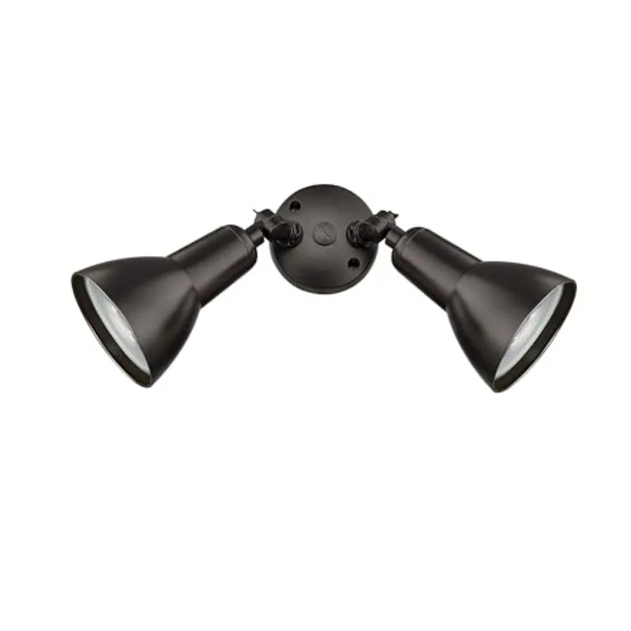 

Наружные встраиваемые прожекторы на 2 лампы с датчиком движения, бронзовые, с порошковым покрытием, прочные, для дома и гаража