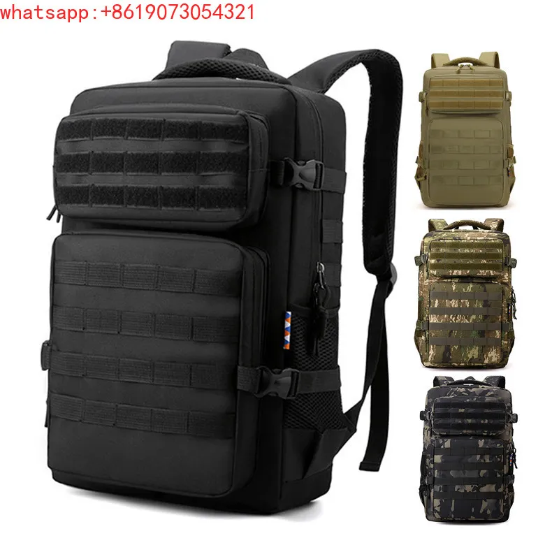 Outdoor sports backpack camouflage tactical backpack leisure hiking travel bag primary and secondary school school bag
