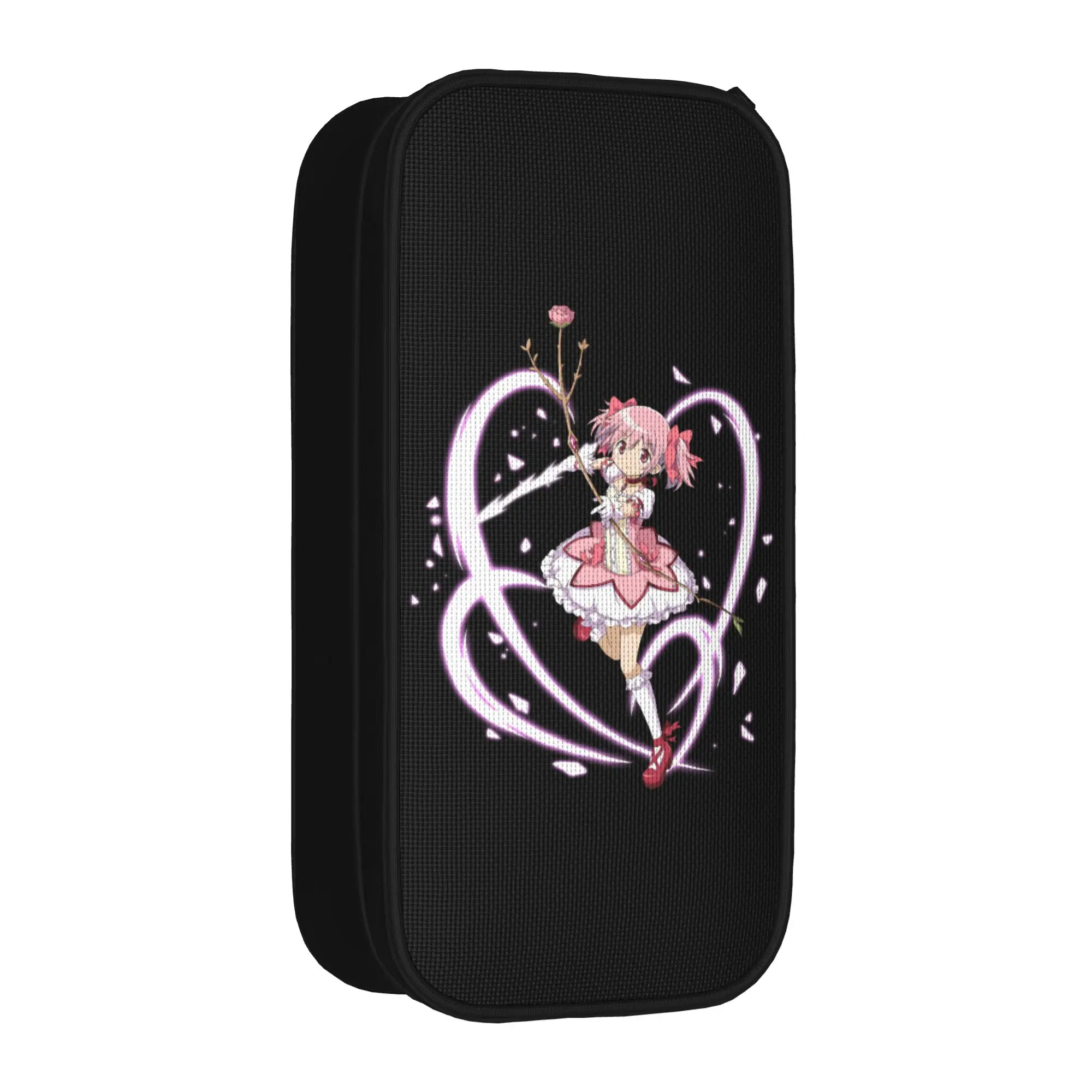 Puella Magi Madoka Magica Anime Pencil Cases Pen Holder Pencil Bags Large Storage School Supplies Cosmetic Pencil Pouch