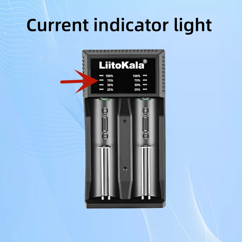 LiitoKala Lii-C2 Universal 3.7V Battery Charger Fits 18650 21700 26650 26800 1.2V AA AAA SC Batteries Can Load 21700 With PCB