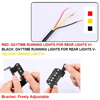 汽車配件 72 LED 煞車燈 F1 指示燈 LED 煞車燈 後保險桿指示燈 適用於BMW 賓士 通用車型 10 最佳銷售 BMWX6 E71後座 - №5