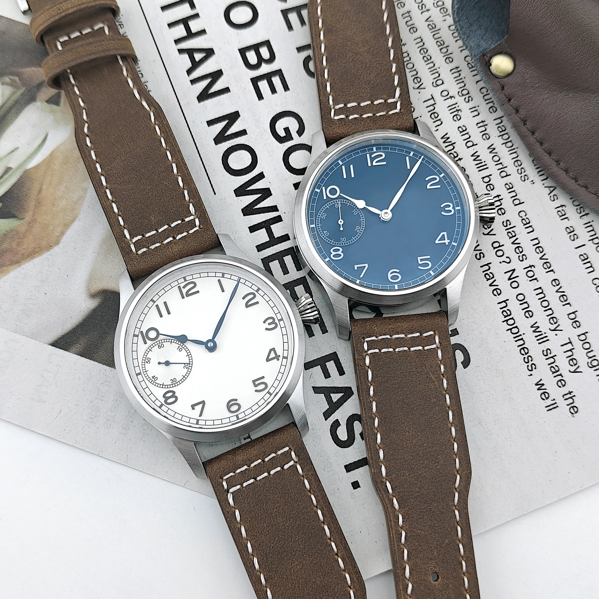 Corgeut Luxus-Herrenuhr mit Saphirglas, 42mm ST3621 Handaufzugswerk, 316L Stahlgehäuse, 30M Wasserdicht