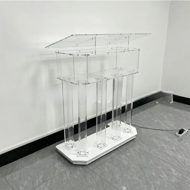 Luminous podium, remote control, acrylic podium, business conference chair