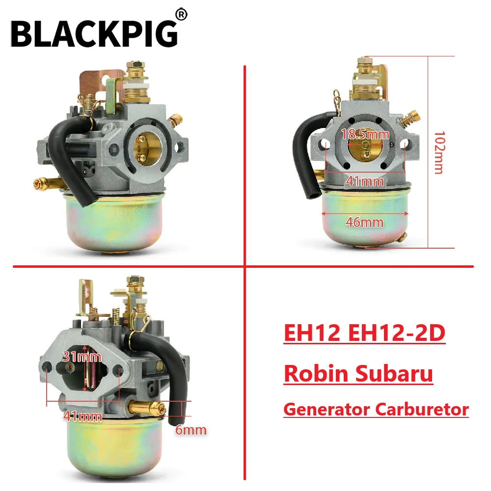 EH12 4hp Gasoline Generator Carburetor For Robin Subaru Generator Accessories Engine Spare Part