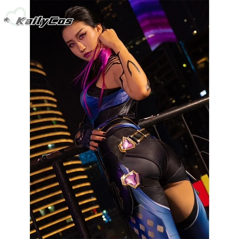 FC6Game Valorant cos Reyna Cosplay Costume Anime Game Valorant Women Jumpsuit Halloween Party Clothes For Ladies Role Play @FC8！