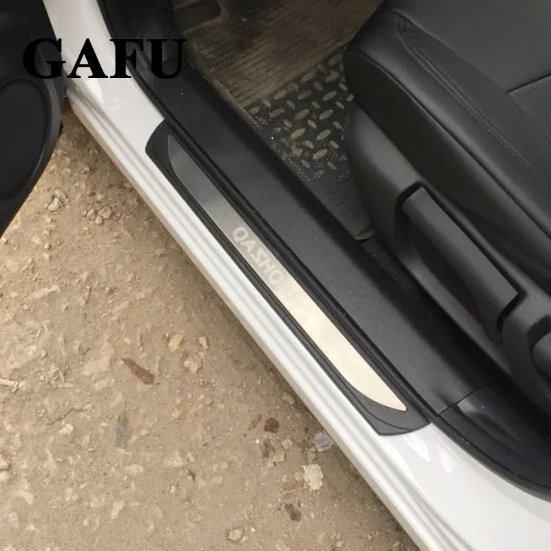 

Door Sill Scuff Plate Guard Stainless Door Sills Protector Sticker For Nissan Qashqai J11 2016 2017 2018 2019 Car Styling