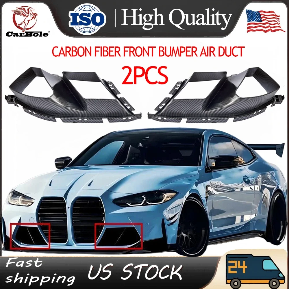 

Carbon Fiber Front Bumper Air Duct Replacement For BMW G83 G82 G80 M3 M4 2021-25