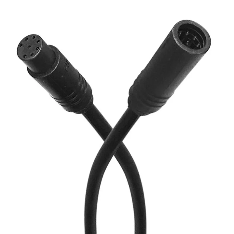 Electric Bicycle 8 Pin Female To Male Display Extension Cable Connector Replacement For Bafang Mid Motor BBS01 BBS02 BBSHD 48Cm