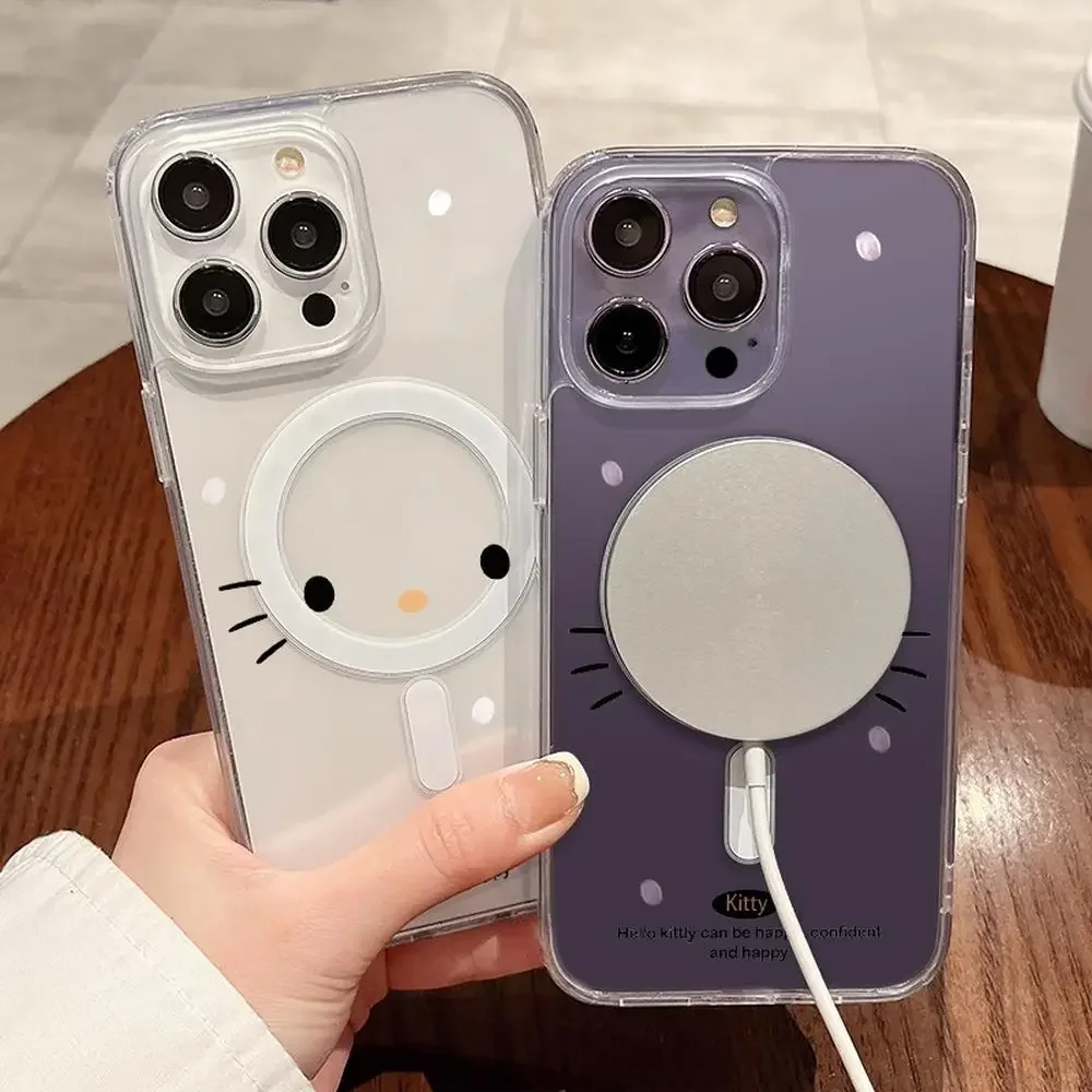 حافظات هالو كيتي آيفون آيفون 16/15/14/13/12/11/x/xs/xs ماكس امرأة آيفون 13 حافظة كيتي كات موضة إكسسوار 2025 جديد