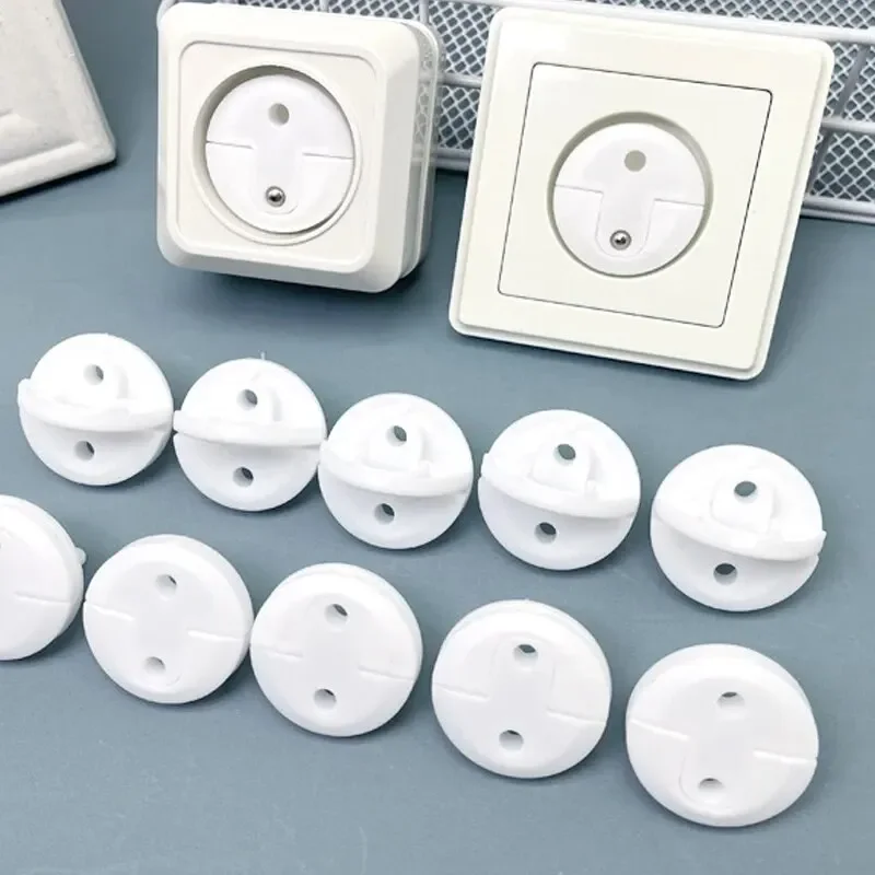 Certified Childproof European Socket Covers 10Pack Outlet Plugs For Baby Toddler Home Electrical Protection Durable Safety