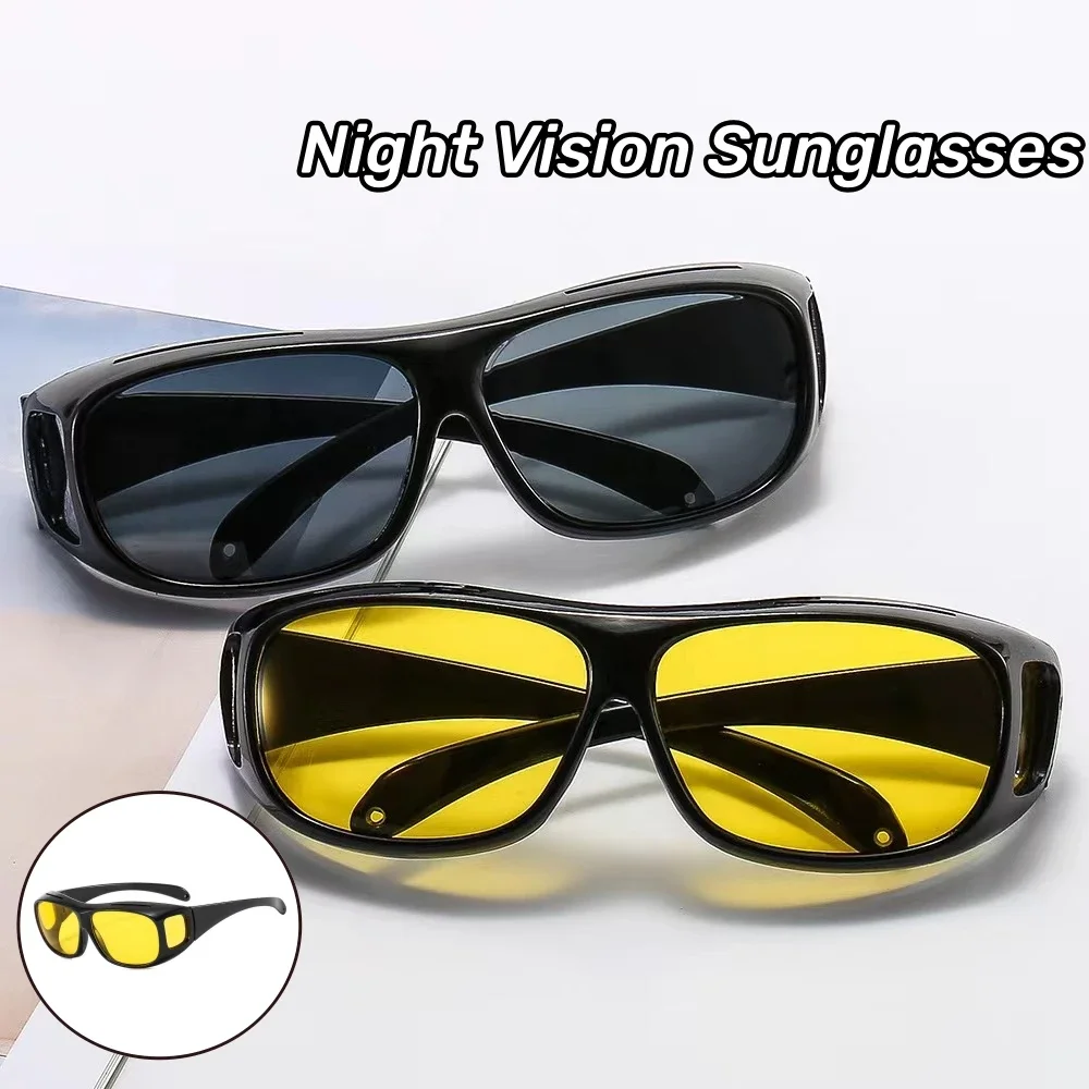 

2025 Night Vision Sunglasses Car Night Driving Glasses Driver Goggles Unisex Sun Glasses UV Protection Sunglasses Eyewear