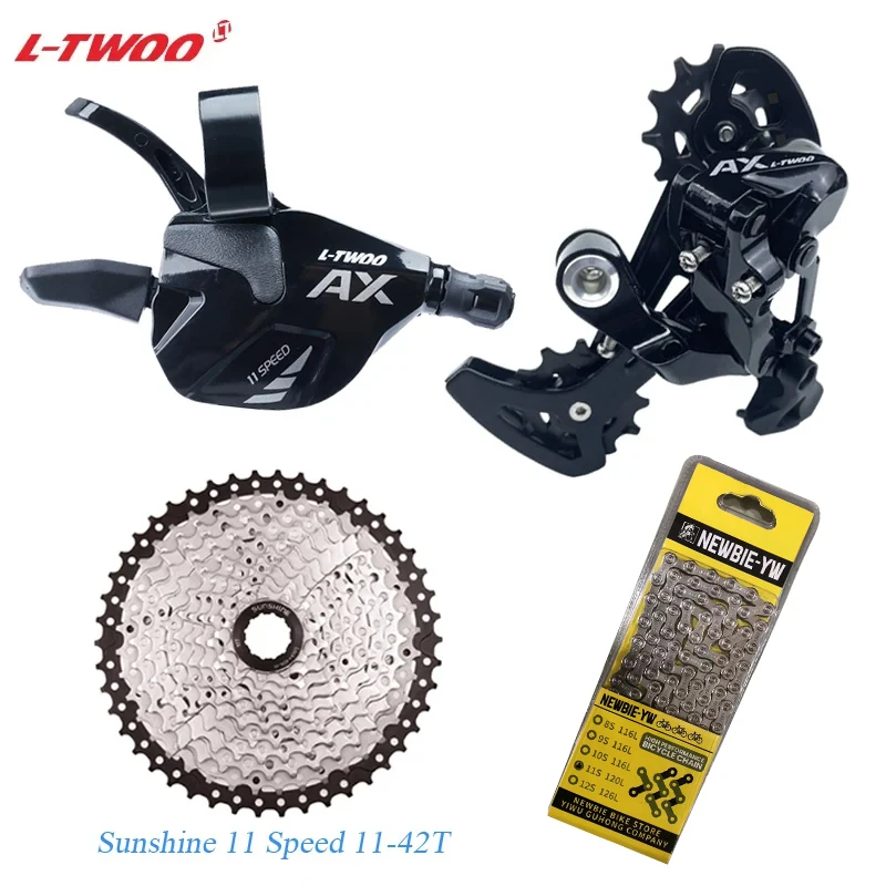 LTWOO AX11 1x11 Speed Bike Derailleur Groupset 11V Shifter Lever SUNSHINE 42T 46T 50T 52T Cassette NEWBIE 11S Chains For MTB