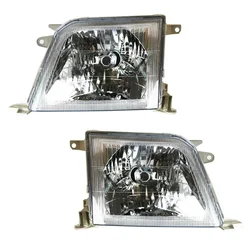 Pair Head Light For Toyota Land Cruiser Prado FJ90 RZJ90 KZJ90 1995 1996 1997 1998 1999 2000 2001 left&Right Headlight