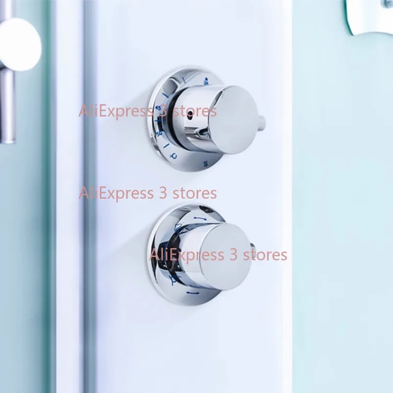 G1/2 Triple Handle Thermostatic Brass Shower Faucet Room Auto Control G1/2 Triple Handle Thermostatic Brass Shower Faucet Room Auto Control