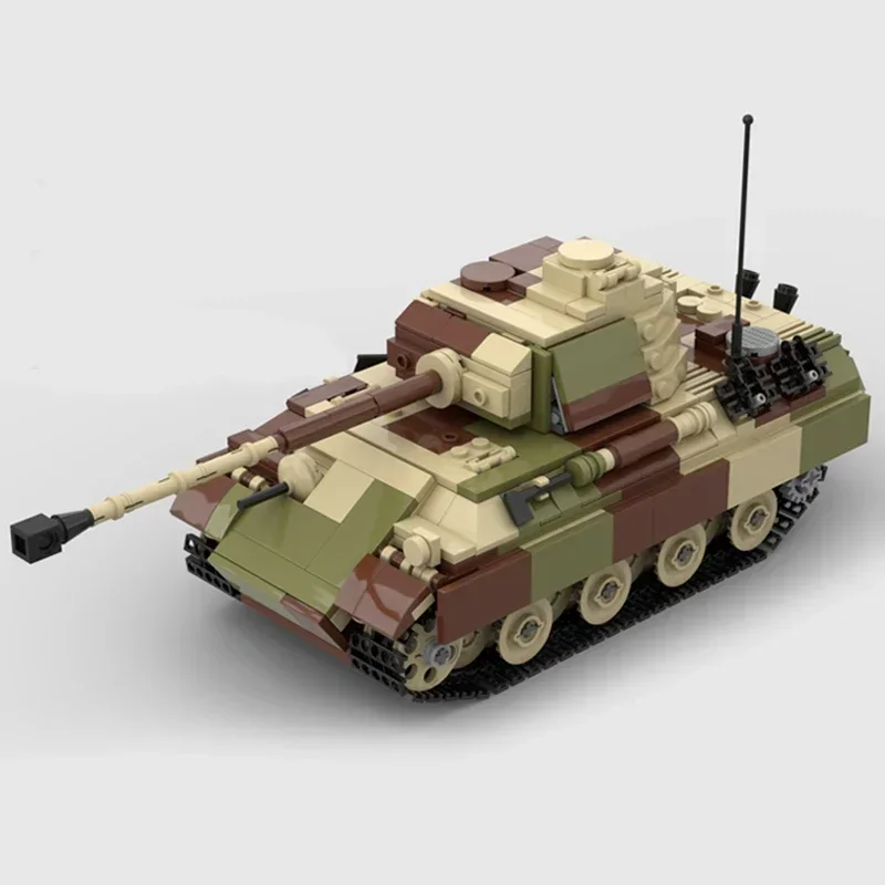 Serie militare Moc Mattoni da costruzione WW2 Panther G Modello di carro armato tedesco Tecnologia Auto blindata modulare Blocchi Regali Giocattoli di montaggio