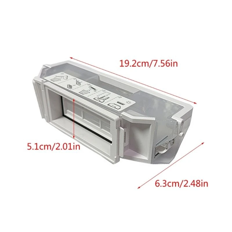 Vacuum Dust Boxes Dust Bin Vacuum Cleaner Boxes Vacuum Boxes Plastic Texture Vacuum Replacement Accessories for T30Pro