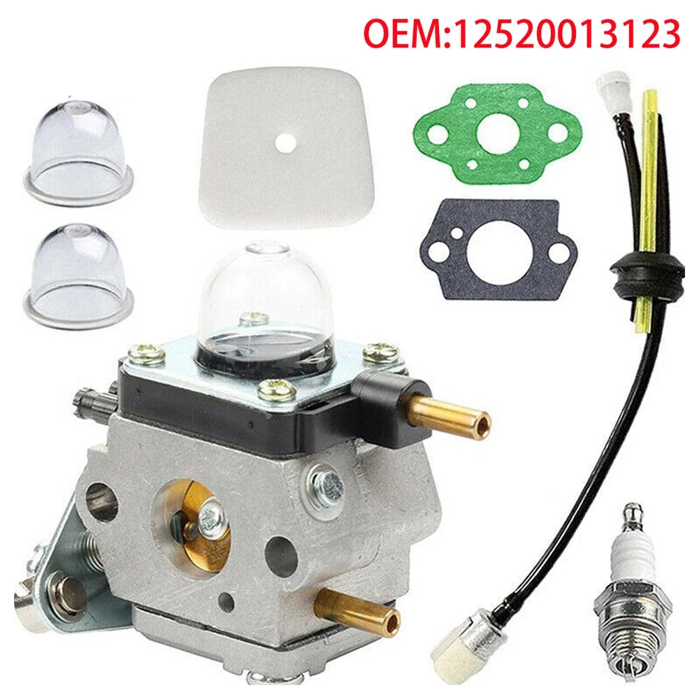 

Carburetor Kit 12520013123 For Mantis Tiller 7222 Zama C1U-K54A Echo SV-4B Engine Carb With Air Filter Fuel Line Spark Plug