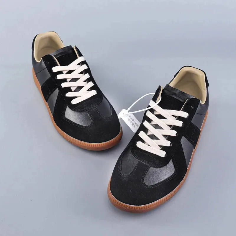 أحذية نسائية بيضاء صغيرة، أحذية تدريب ألمانية كلاسيكية كلاسيكية للربيع والخريف جديدة متعددة الاستخدامات برباط من الجلد الطبيعي، #6