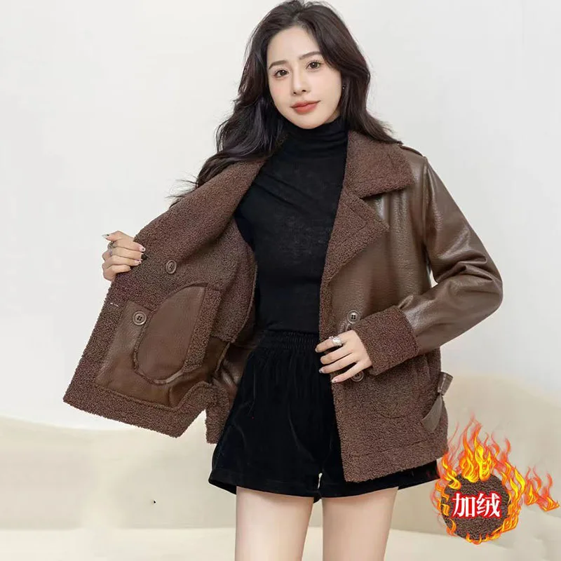 2025 Primavera e Autunno Nuovo Double-sided Double Wear New Fashion Match Riduzione dell'età Versione coreana Top Coat Allentato Tinta unita