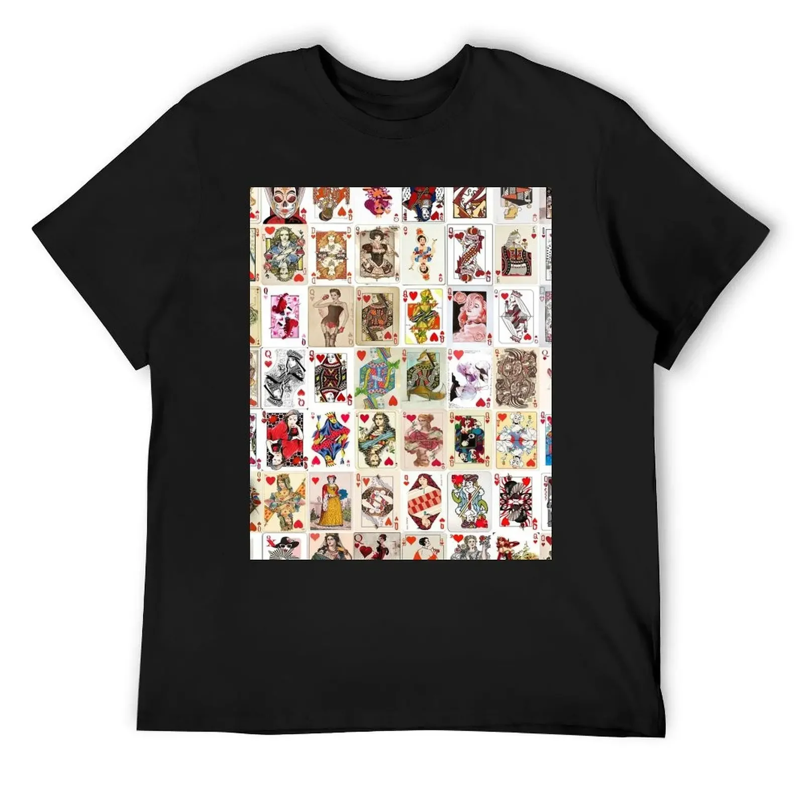 

Queen of Hearts T-Shirt for a boy summer shirt clothes plain white t shirts men