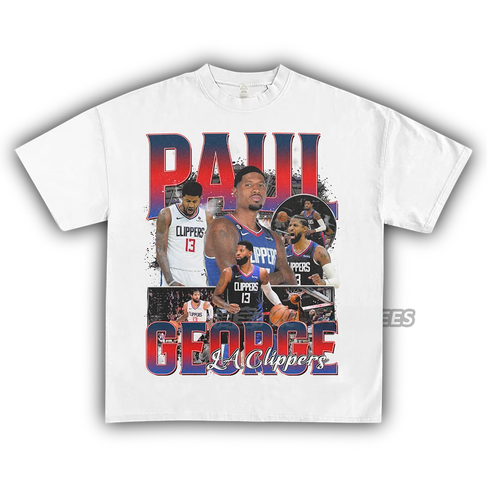 

Футболка Homage Tees свободного кроя с коротким рукавом, принт с американской звездой Полом Джорджем, ретро-стиль, уличная мода, молодежная, антибактериальный хлопок