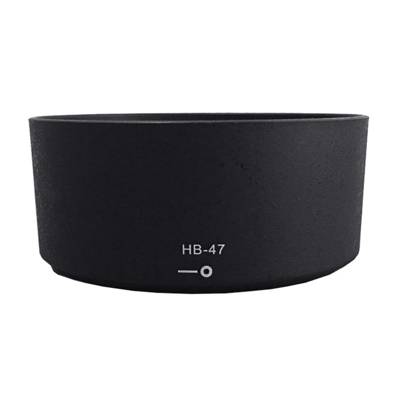hb-47 렌즈 후드 가역 카메라 렌트 용 yongnuo af50mm/1.8g 프라임 렌즈