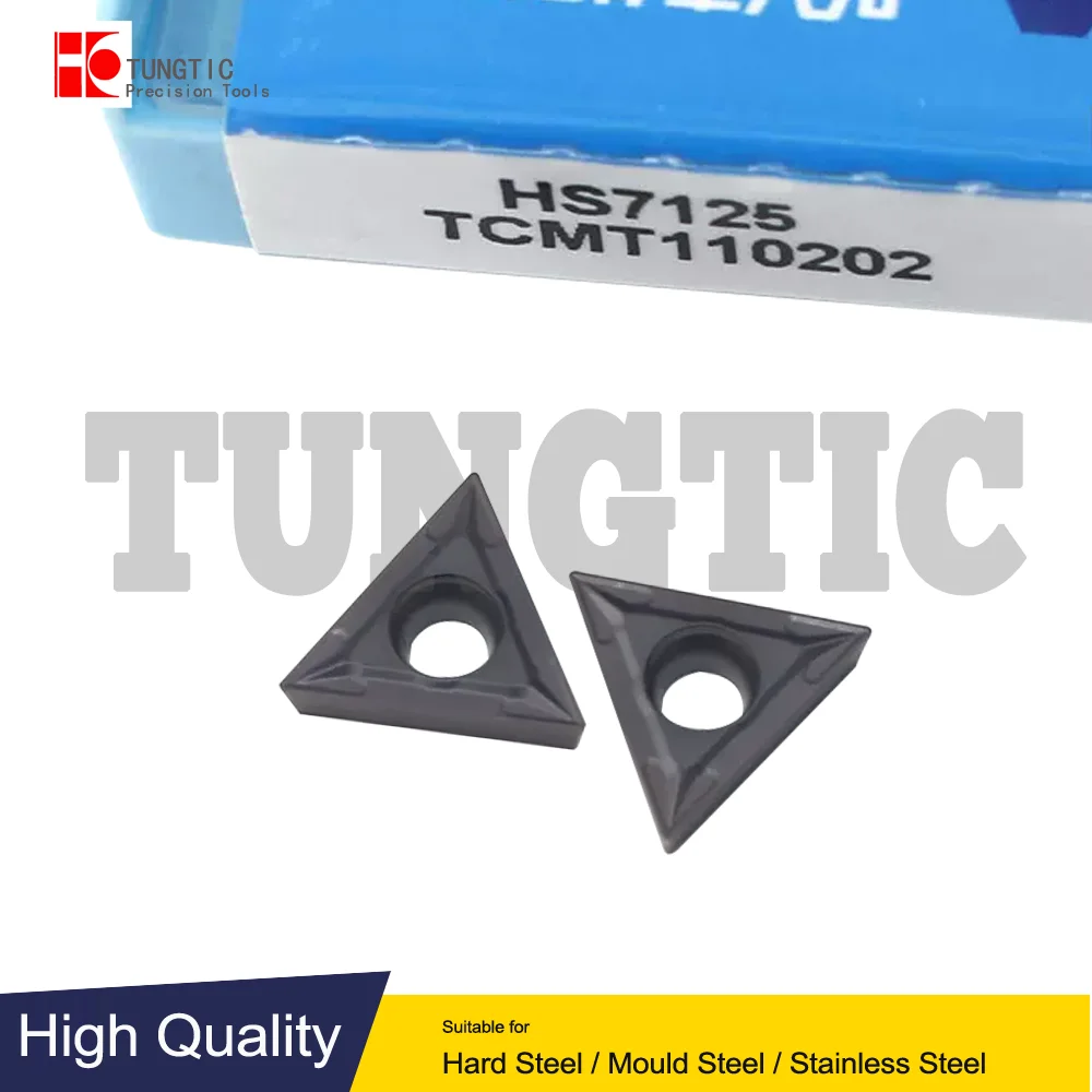 

TCMT 110202 TCMT 110208 HS7225 HS7125 HS8125 Токарные пластины Твердосплавный резак для ЧПУ