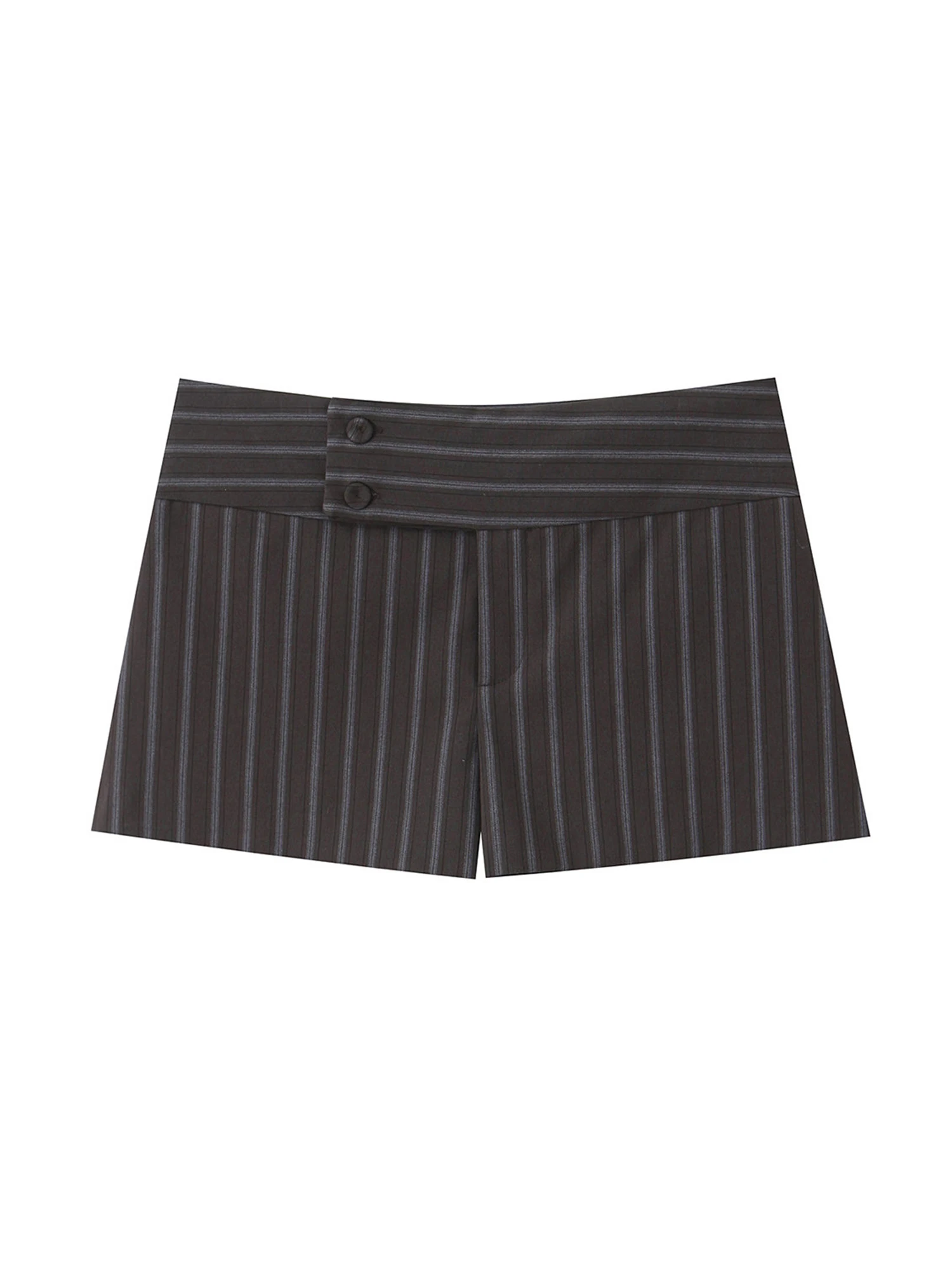 Women's Black Gothic Emo Mini Striped Shorts Vintage 2000s Y2k Gyaru Micro Shorts Hot Shorts Pants Summer Fashion Clothes 2026
