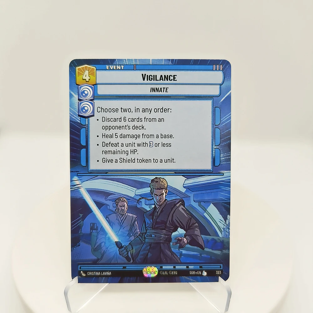 Custom Star Wars Unlimited Cards Shadows of the Galaxy Non Foil Millenniium Falcon 193 Wrecker 423 Luke Skywalker Vigilance 58