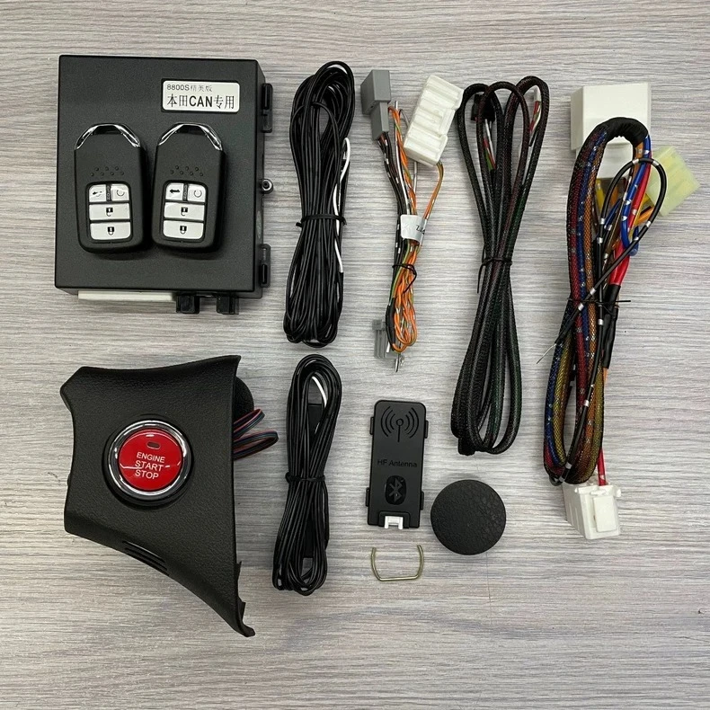 

Обновление системы PKE для Accord 9 поколения 13-17 Keyless Go Convert Car To Push Start Комплект зажигания Дистанционный запуск с помощью приложения для телефона