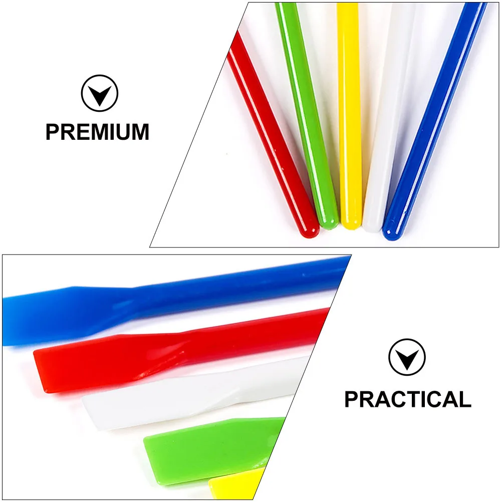 

16Pcs Plastic Stirring Rod Color Mixing Sticks Paint Craft Tools for Blending Pigment Liquid Plastic Mixing Rod