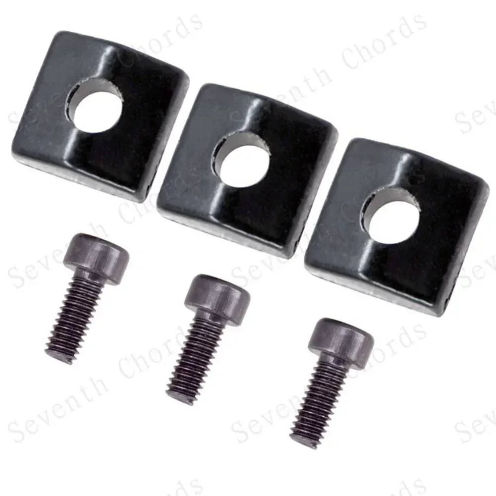 3Set Nut Blocks Block Clamp Electric Guitar For Electric Guitar Tremolo Bridge For Floyd Rose Locking Nut Screws Tremolo