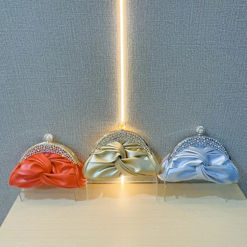 Роскошные женские модные дизайнерские сумки, сверкающий банкетный клатч, инкрустированный стразами, сумка на плечо с цепочкой, вечерние сумки для ужина