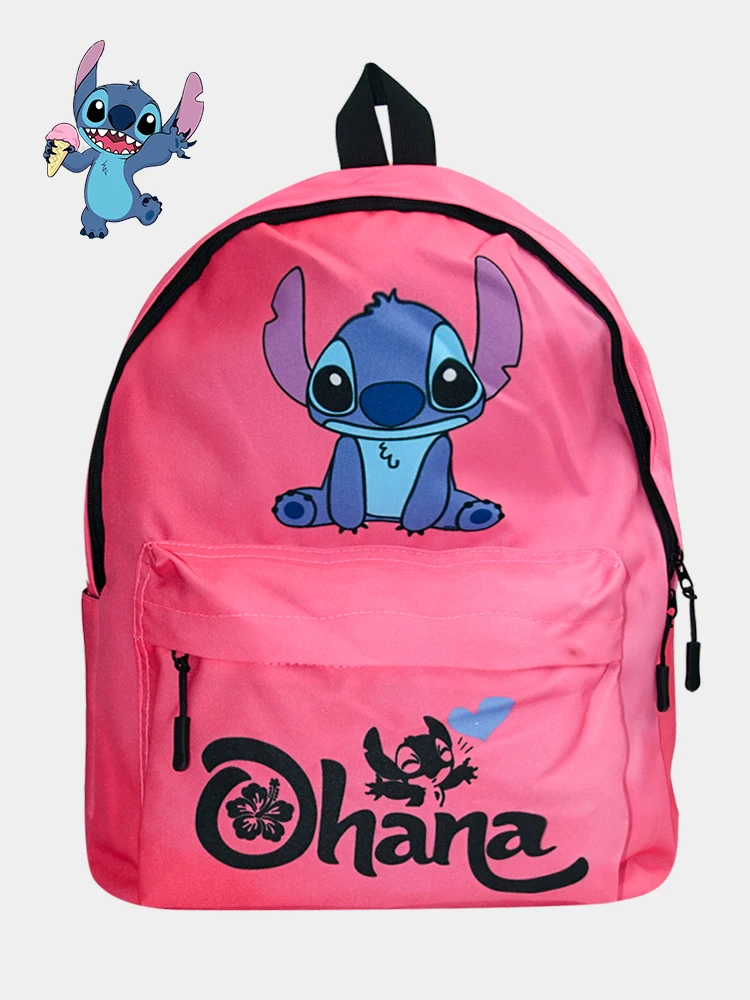 MINISO Disney Anime Series Plecak Pokemon Pikachu Torba podróżna Lilo & Stitch Torba szkolna dla dzieci Prezenty