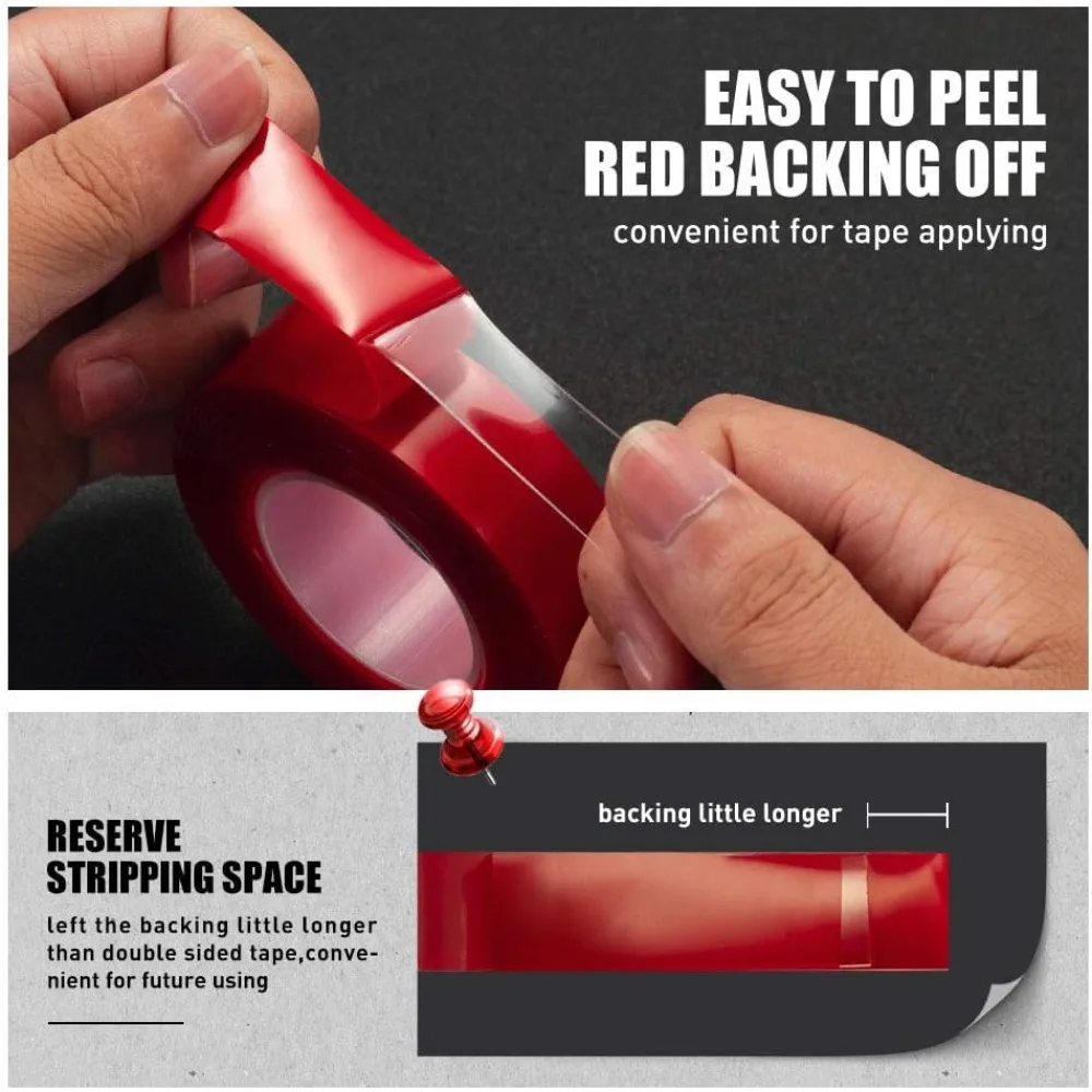 Double Sided Nano Tape Clear Waterproof Heavy Duty Glue Removable No Traces Adhesive Mounting Tapes Home Car Stickers Wholesale