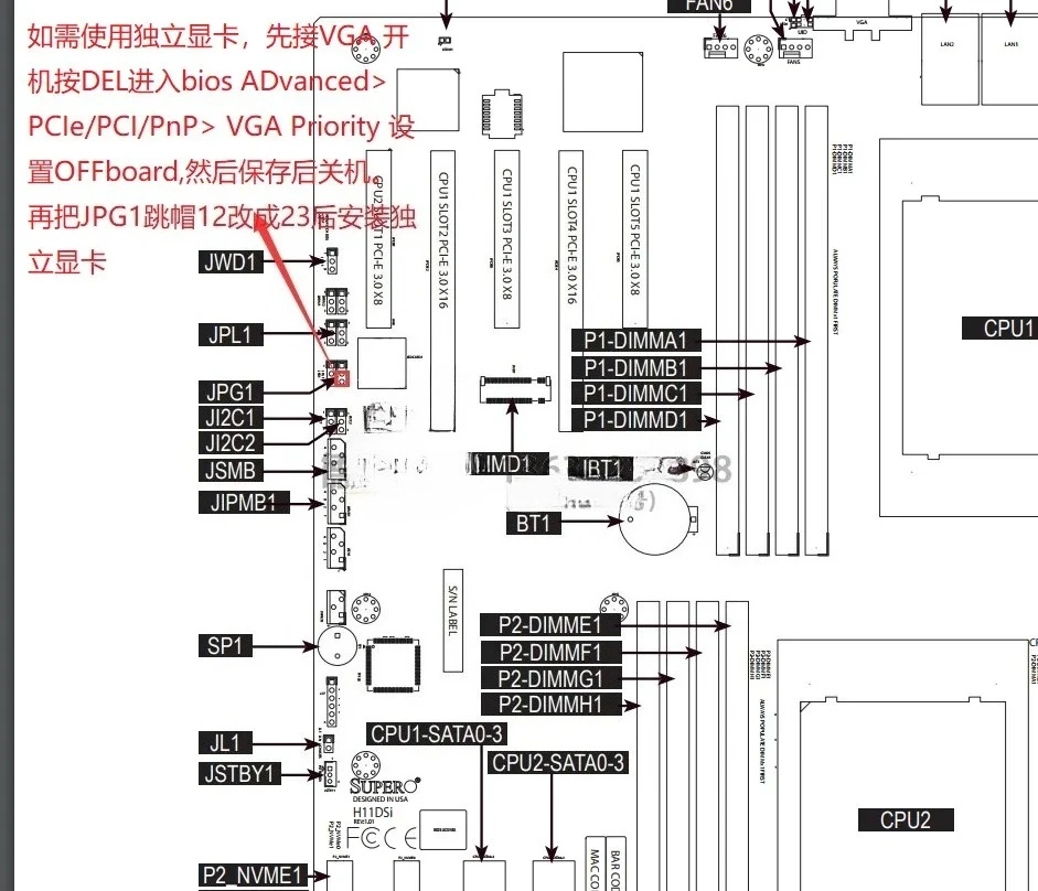 

Ultra-Micro H11dsi H11DSI-NT Dual-Channel AMD Epyc Xiaolong 7000 Series Mainboard 7542