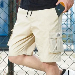 Short cargo décontracté grande taille pour homme, vêtements de proximité à la mode, short multi-poches, 8XL, été 2024