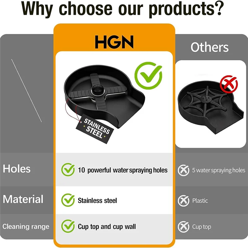 

A36T-304 Автоматическая мойка для чашек из нержавеющей стали, выдвижной смеситель для домашней кухни, мойка для чашек, аксессуары для кухонной мойки