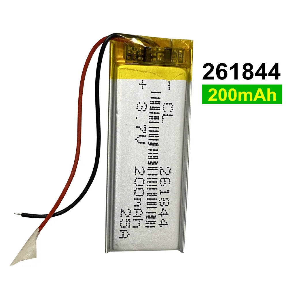 PR261844N 261844 321638 3.7V 200mAh Li-Polymer Battery For Samsung YP-U5 MP3 Player/for Philips Gogear MIX III Bluetooth Headset