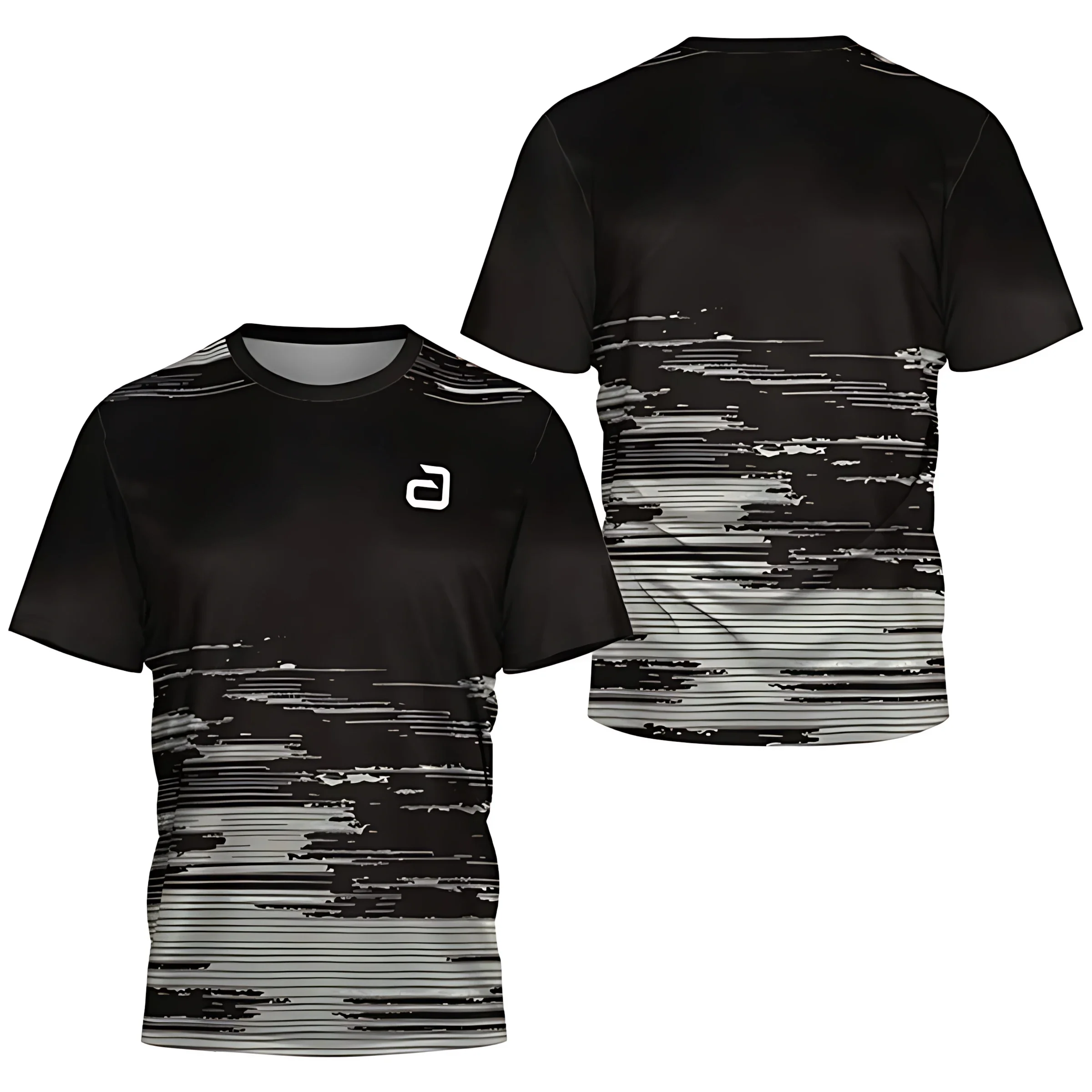 Hot-selling men's T-shirts badminton and table tennis club tops quick-drying short-sleeved shirts in summer 2025