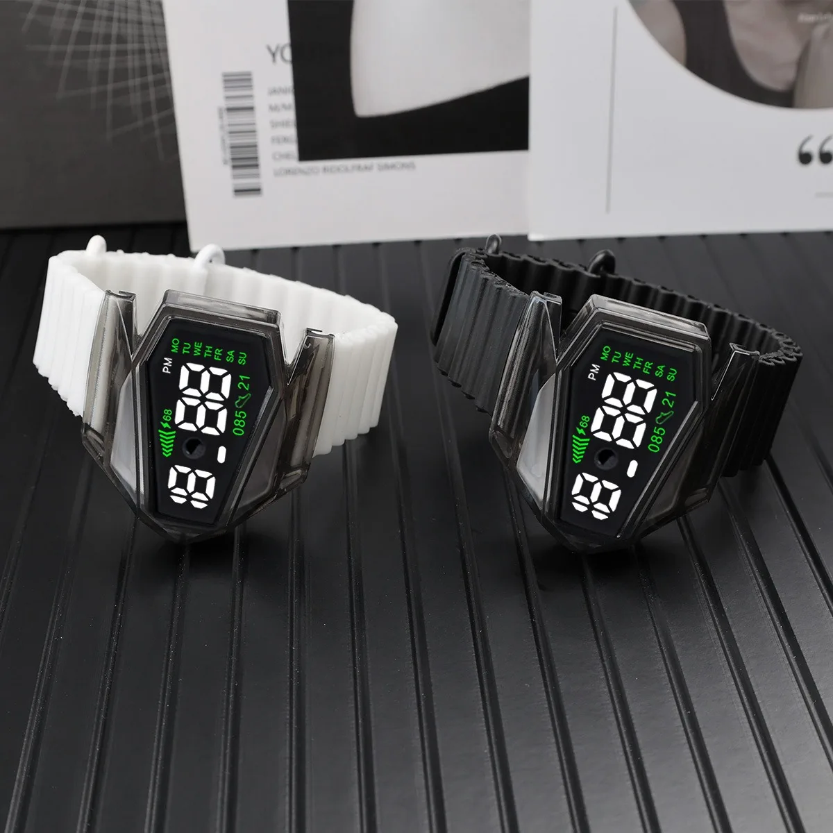 Multi-function Aircraft Watch Touch Screen Digital Kids Watches Students Boys and Girls LED Sports Electronic Watch Clock Gifts
