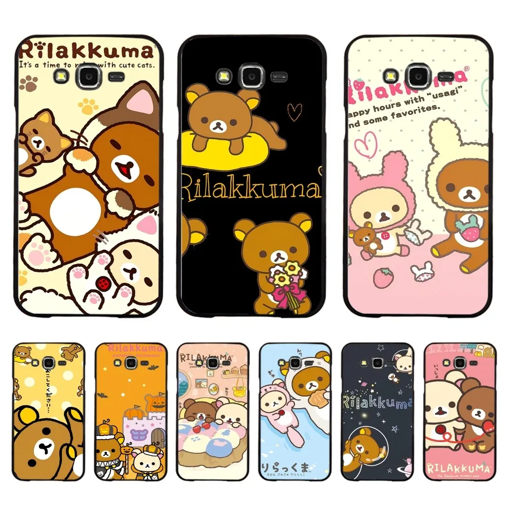 Cute Cartoon R-Rilakkuma Phone Case For Samsung J 7 plus 7core J7 neo J6 plus prime J6 J4 J5 Mobile Cover