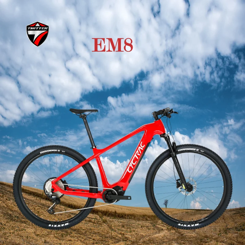 TWITTER-Electric Mountain Bike, Bafang Mid-Motor, Mid-Drive, 250W, 27.5 \