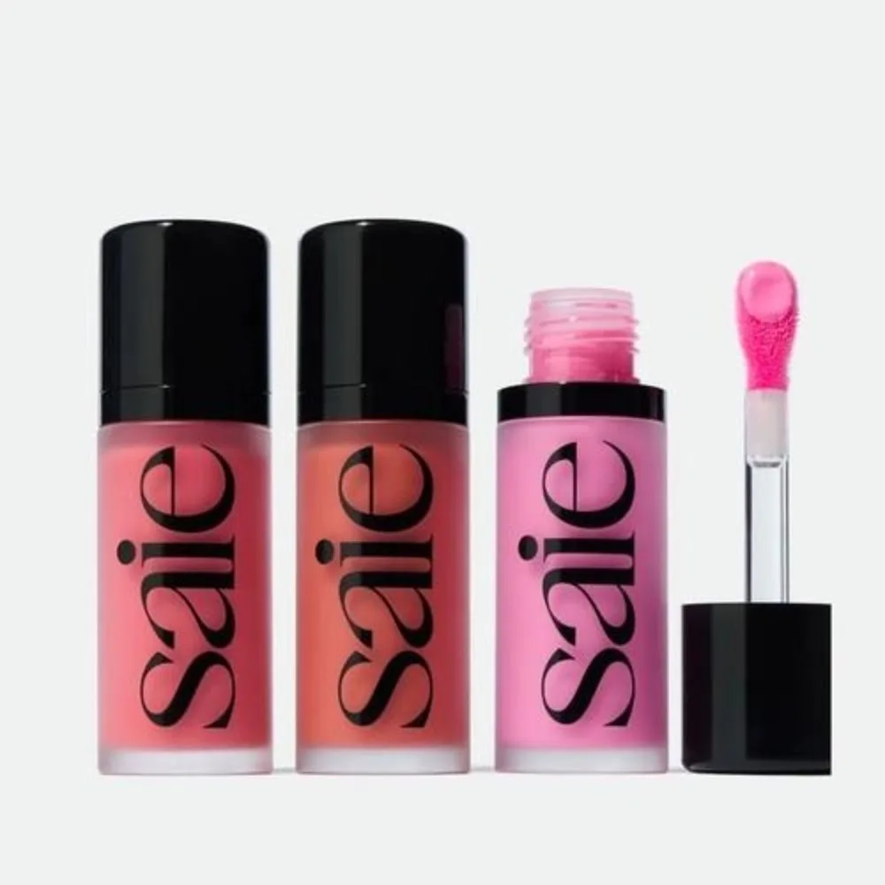 Saie – fard à joues liquide, surligneur, poudre scintillante, séchage rapide, Non collant, maquillage naturel pour le visage, Texture douce