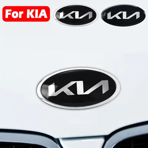 Voor KIA Sportage Ceed Sorento Cerato Optima Picanto Rio Soul Auto Accessoires Auto Motorkap Embleem Kofferbak Badge Sticker