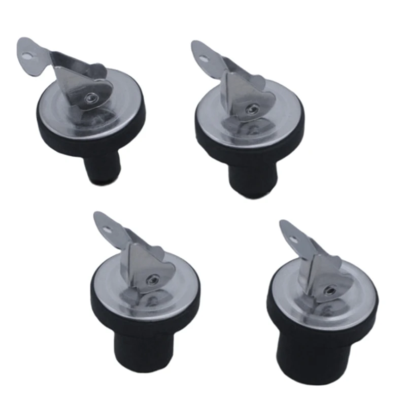 ABSJ-Compression Drain Plug Steel Screw Type Rubber Seal Yacht Boat Drain Plug For 3/8In 1/2In 5/8In 3/4In Diameter Drains